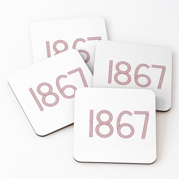 Item preview, 1867 - Pi Phi Founding Year Distressed Stripes  designed and sold by Cliché Calligraphy.