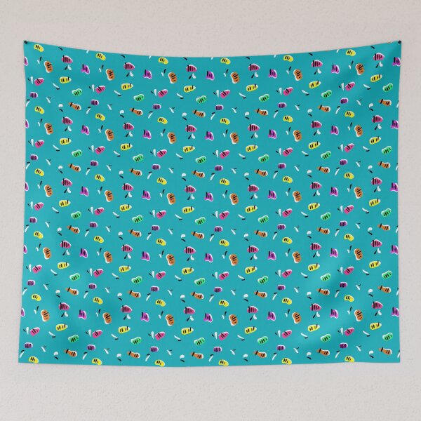Item preview, Retro Sushi (Teal Version) designed and sold by Jason Sharman.