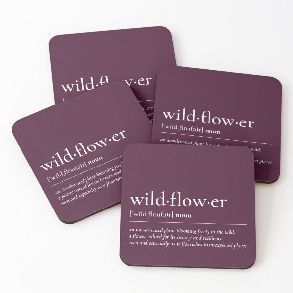 Item preview, Define: Wildflower (White) designed and sold by Rebekah Getz.