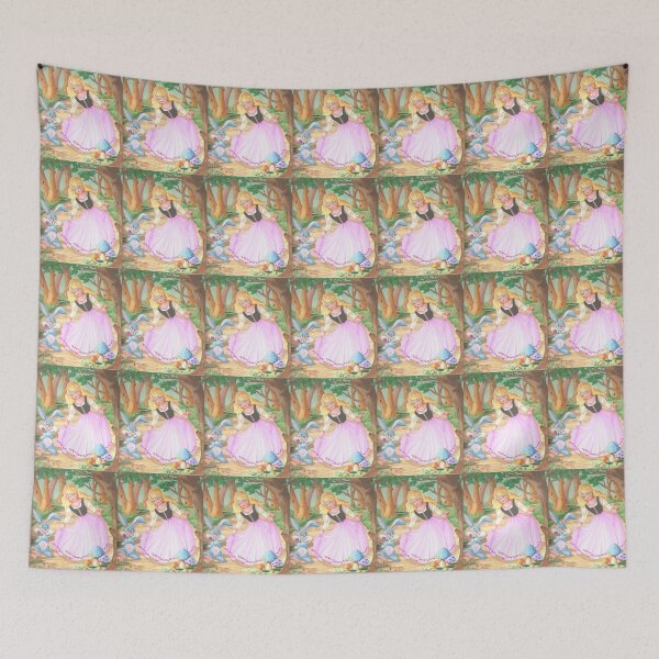 Item preview, Little girl plays in the forest designed and sold by Laura Greco.