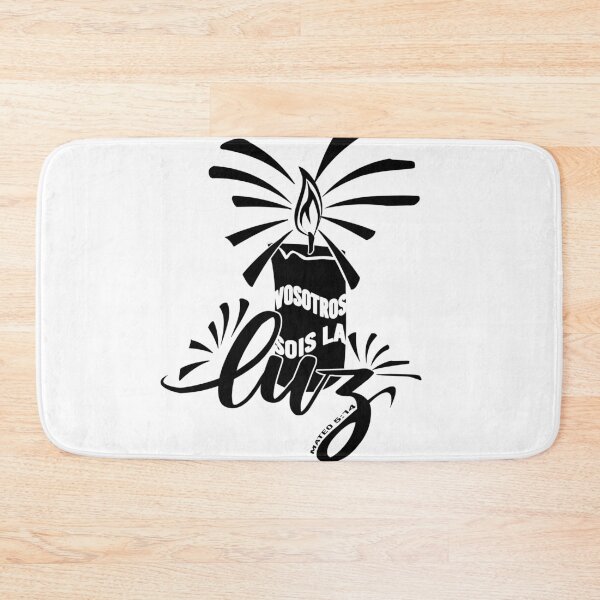 Item preview, Sois la Luz mateo 5:14 candle light black and white -spanish christian quotes designed and sold by steven8899.