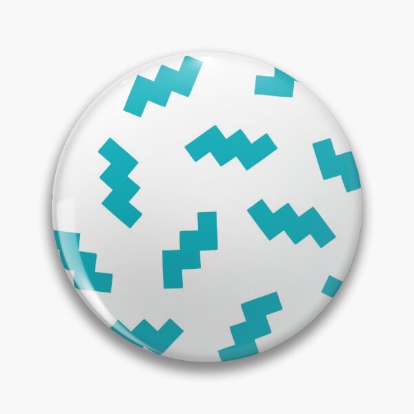 Item preview, Retro Zigzags (Teal & White) designed and sold by Jason Sharman.