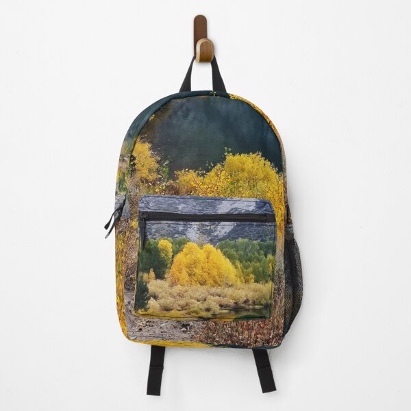 Item preview, Mammoth Lake Fall Foliage Scenery with Yellow and Orange Color Leaves designed and sold by Ilana Khoshsima.