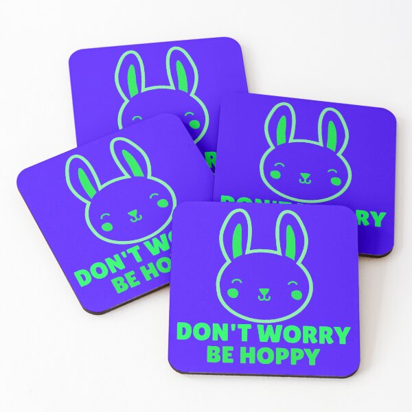 Item preview, Don't Worry, Be Hoppy! designed and sold by SquishStitches.