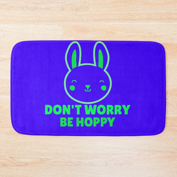 Item preview, Don't Worry, Be Hoppy! designed and sold by SquishStitches.