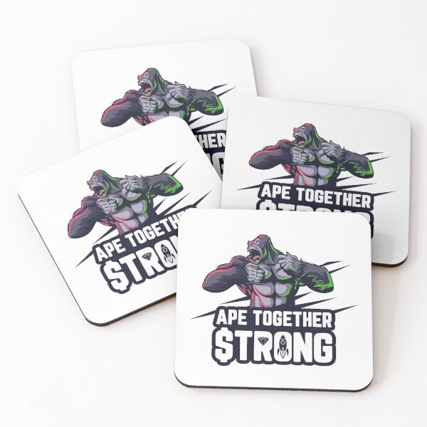 Item preview, Ape Together Strong - GME Meme designed and sold by BeerBro-Designs.