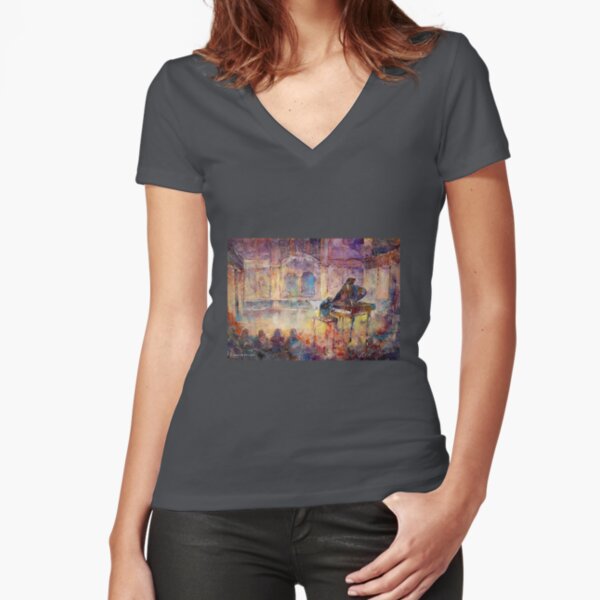 Fitted V-Neck T-Shirt