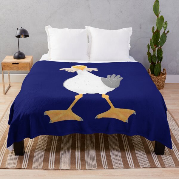 Item preview, Funny seagull with French fries cartoon designed and sold by FrogFactory.