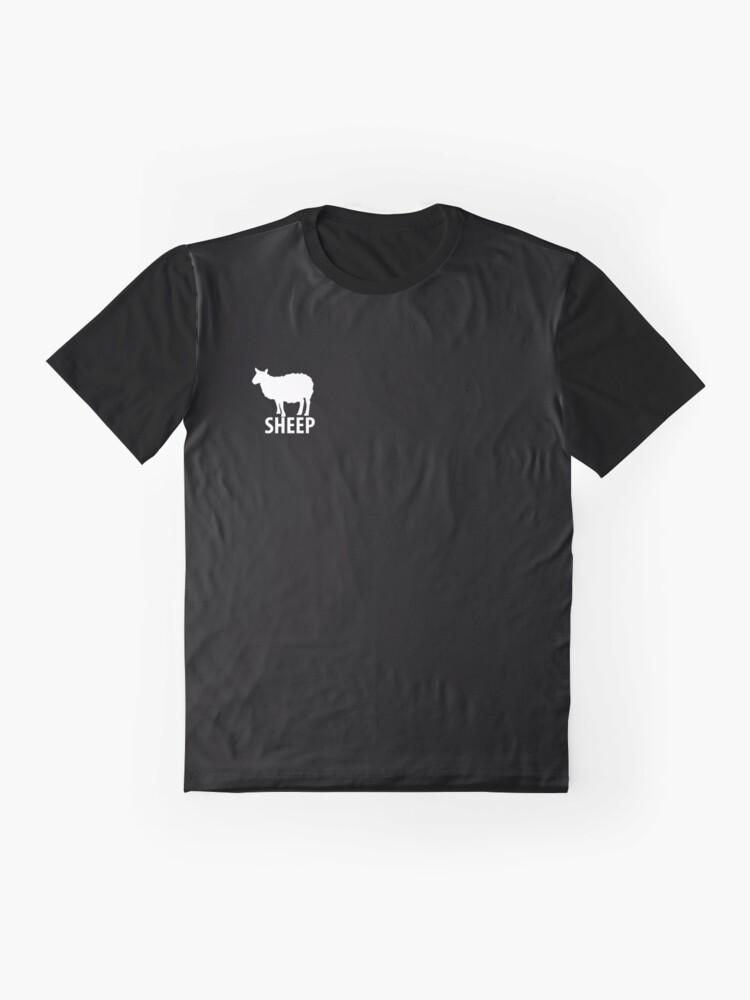 Alternate view of Sheep Troll Coronavirus covid anti mask covid19 Graphic T-Shirt