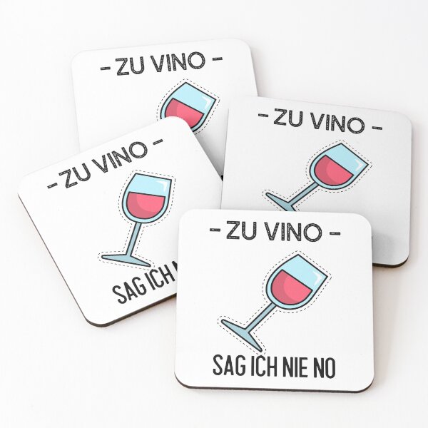 Item preview, Zu vino sag ich nie no designed and sold by max-art-lvl.