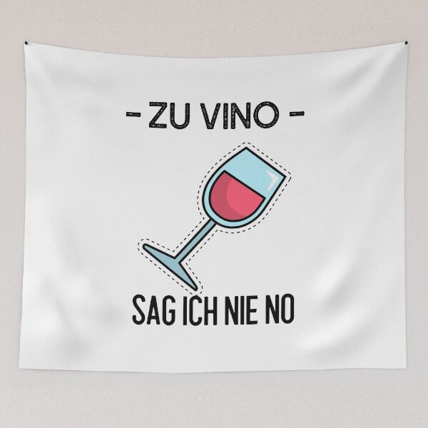 Item preview, Zu vino sag ich nie no designed and sold by max-art-lvl.