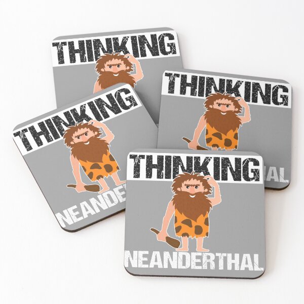 Item preview, Thinking Neanderthal  designed and sold by Realme9876.
