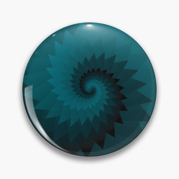 Item preview, Spiral dark green pattern designed and sold by myseptember18th.