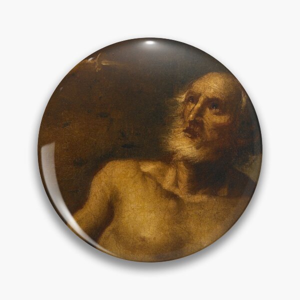 Item preview, Religious Art - Painting of Saint Jerome designed and sold by KnightandMoon.