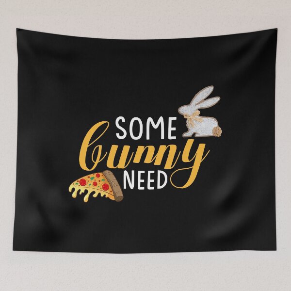 Item preview, Some bunny need pizza designed and sold by storefoxmix.