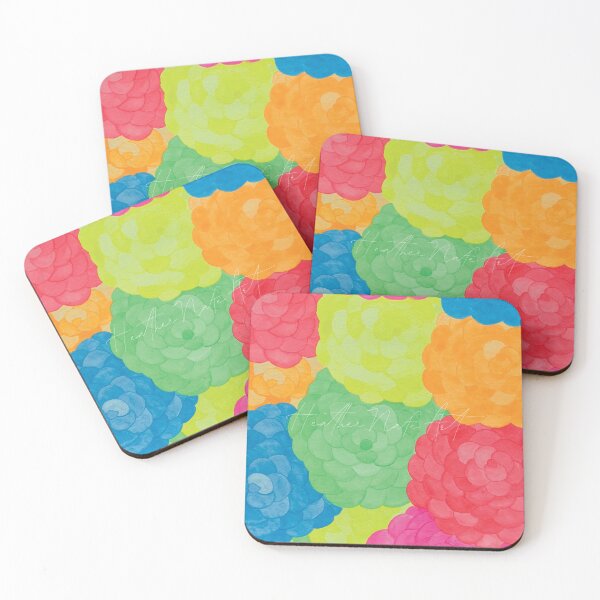 Item preview, Neon Watercolor Flowers designed and sold by HeatherNafeArt.