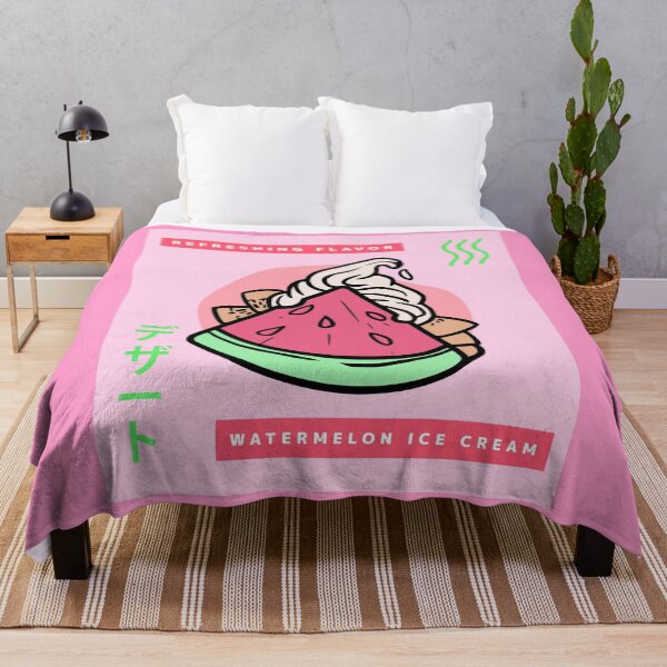 Artikelvorschau, Lustiges Retro-90er-Japanisches Kawaii-Wassermelonen-Eis mit erfrischendem Geschmack entworfen und verkauft von alancrapopod.