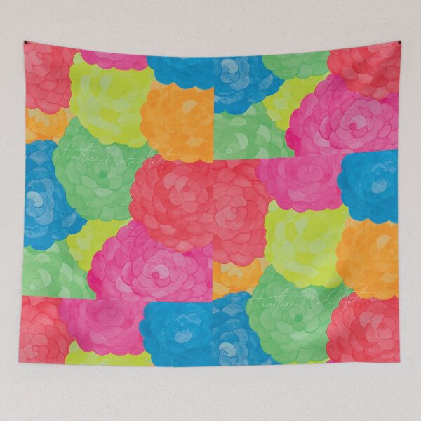 Item preview, Neon Watercolor Flowers designed and sold by HeatherNafeArt.