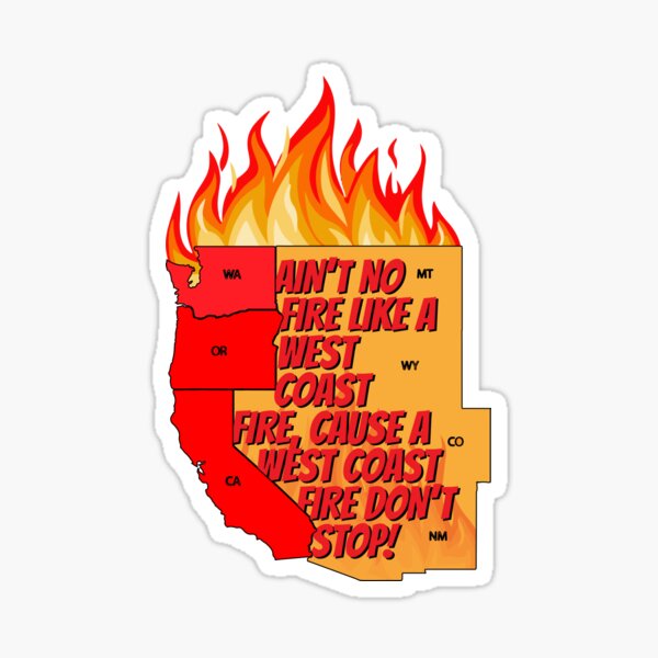 Ain't no Fire Sticker