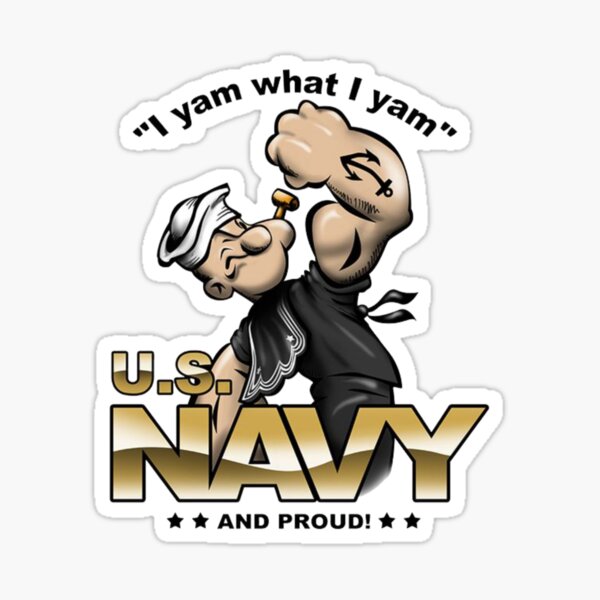 Popeye The Sailor Man Stickers | Redbubble