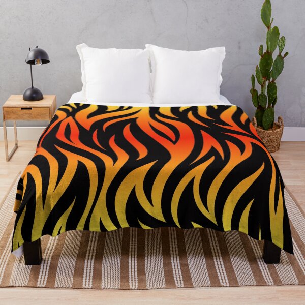Item preview, Vibrant fire zebra flames designed and sold by TheArtDesk.