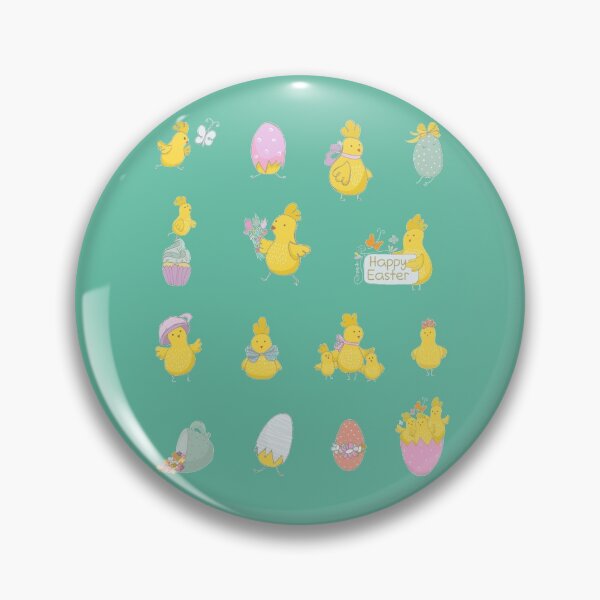 Item preview, Easter Chicks Sticker Pack - Cute Chickens and Eggs designed and sold by TheKingdomAttic.