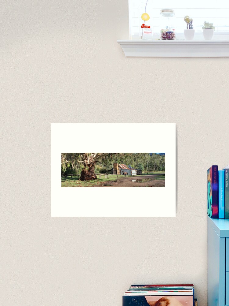 Thumbnail 2 of 3, Art Print, Frys Hut, Howqua Hills, Australia designed and sold by Chockstone.