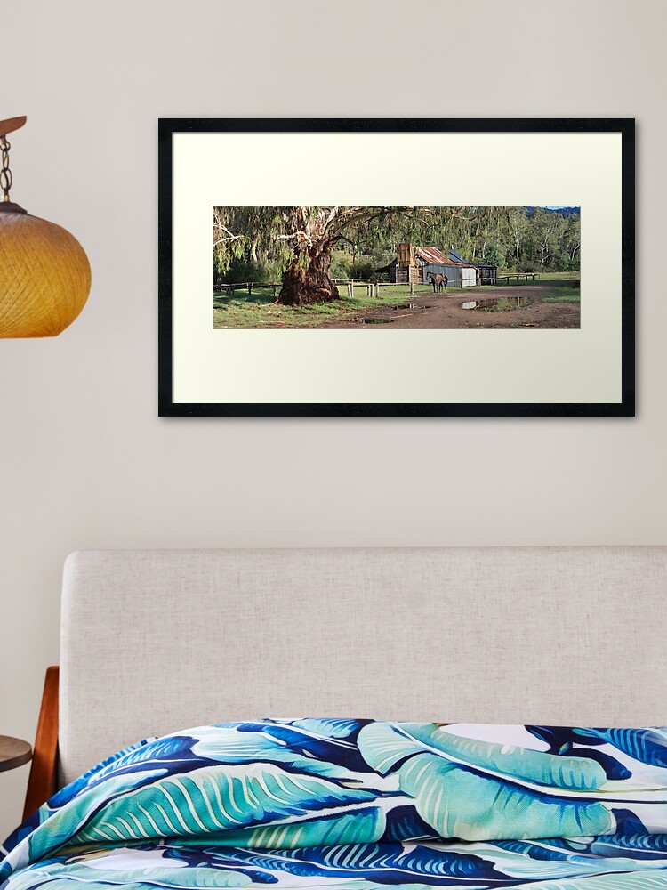 Thumbnail 2 of 7, Framed Art Print, Frys Hut, Howqua Hills, Australia designed and sold by Chockstone.
