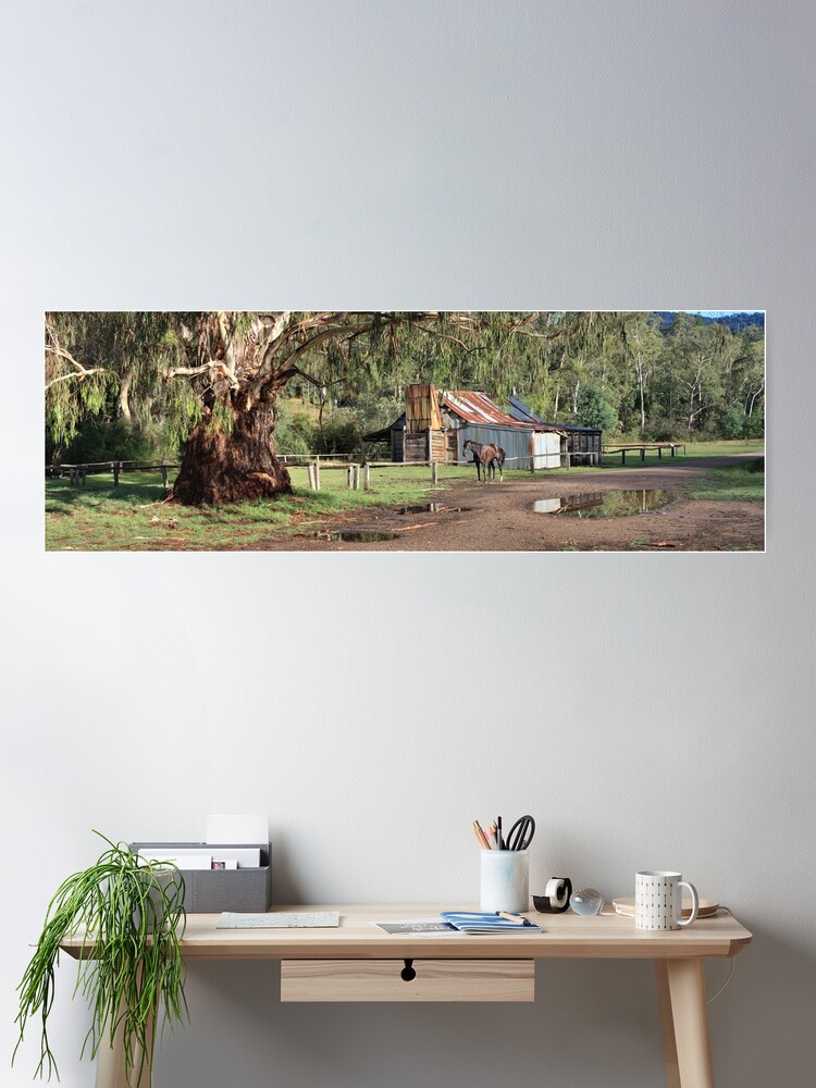 Thumbnail 2 of 3, Poster, Frys Hut, Howqua Hills, Australia designed and sold by Chockstone.