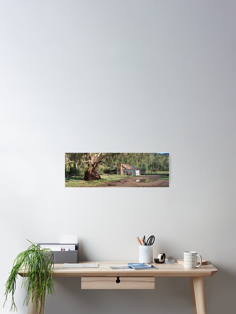 Thumbnail 2 of 3, Poster, Frys Hut, Howqua Hills, Australia designed and sold by Chockstone.