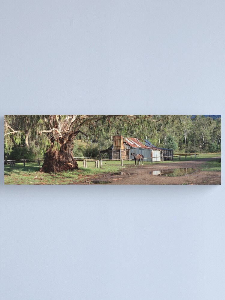 Thumbnail 1 of 3, Canvas Print, Frys Hut, Howqua Hills, Australia designed and sold by Chockstone.
