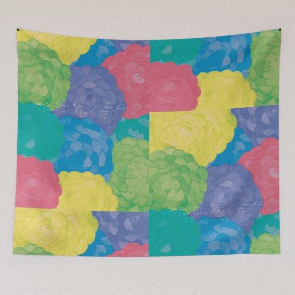 Item preview, Pastel Watercolor Flowers designed and sold by HeatherNafeArt.