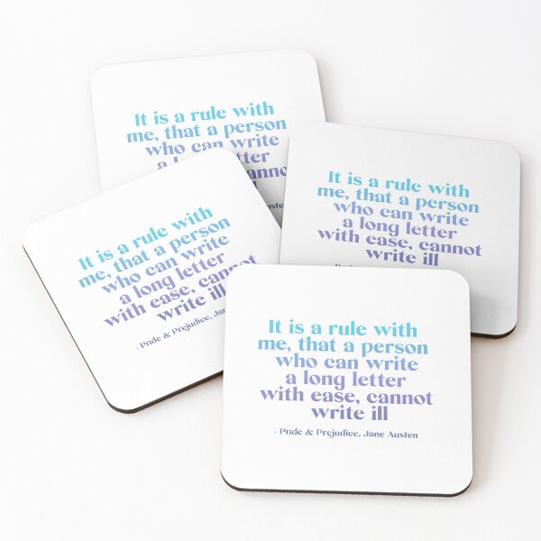 Item preview, It is a rule with me, that a person who can write a long letter with ease, cannot write ill designed and sold by rissidesigns.