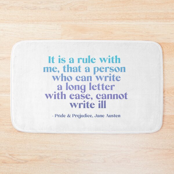 Item preview, It is a rule with me, that a person who can write a long letter with ease, cannot write ill designed and sold by rissidesigns.
