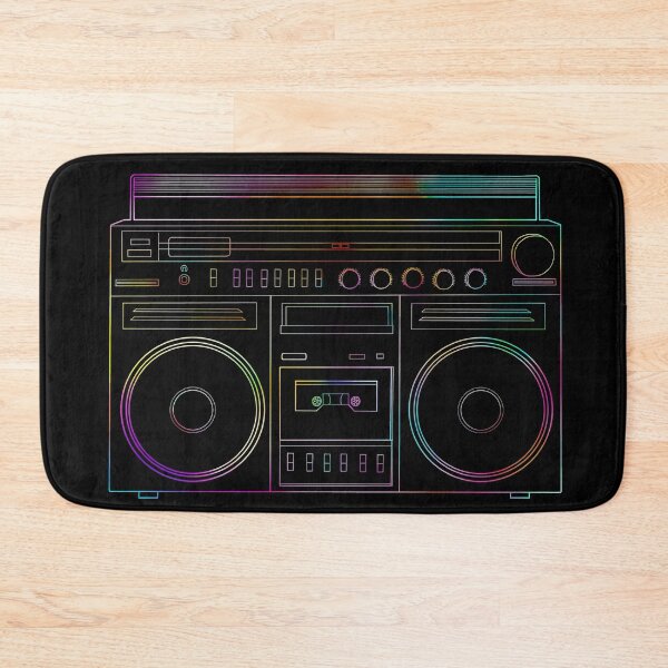 Item preview, Old School Retro Neon Outline Boombox  designed and sold by Deborah Camp.