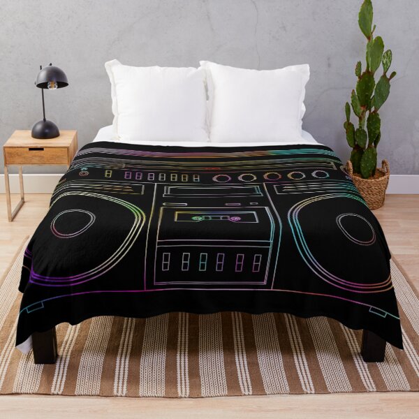 Item preview, Old School Retro Neon Outline Boombox  designed and sold by Deborah Camp.