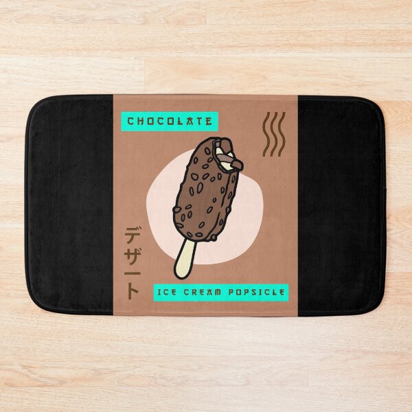 Item preview, Funny Retro 90's Japanese Kawaii Chocolate Ice Cream Popsicle designed and sold by alancrapopod.
