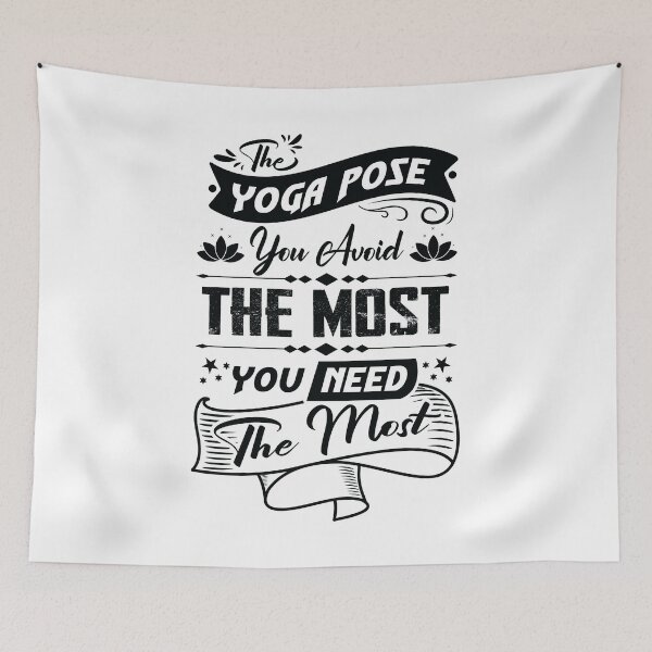 Item preview, The yoga pose you avoid the most, you need the most. designed and sold by Beefytee.