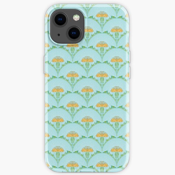 Spring Dandelions over a Blue Field iPhone Soft Case
