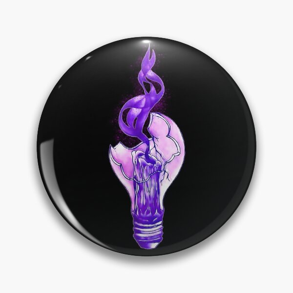 Item preview, broken candle purple in black  designed and sold by thomasdpb.