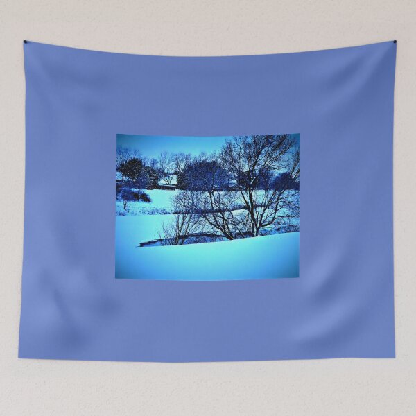 Item preview, Partially Frozen & Snow Covered River designed and sold by Vince Scaglione.