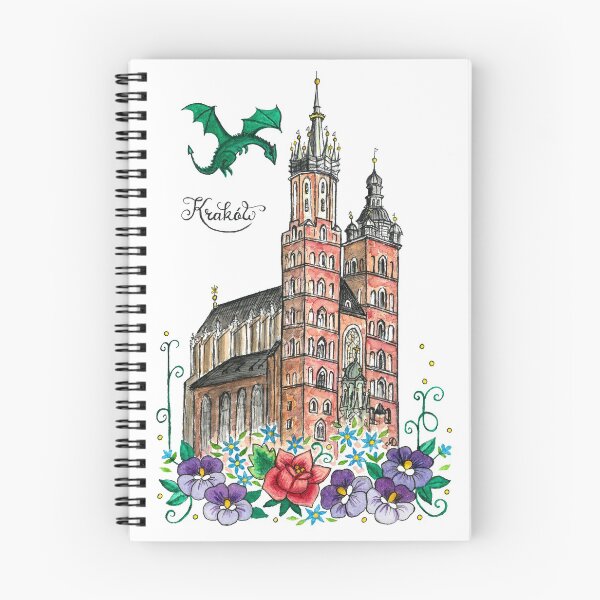 Item preview, Krakow St. Mary's basilica Watercolor painting designed and sold by Antigone Damigou.