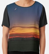 New Moon at Sunset Chiffon Top