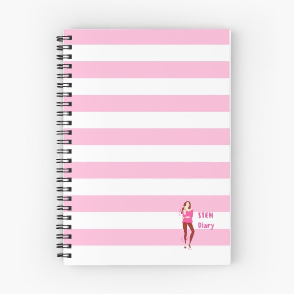 Item preview, STEM Diary with Stripes designed and sold by thestemdiaries.