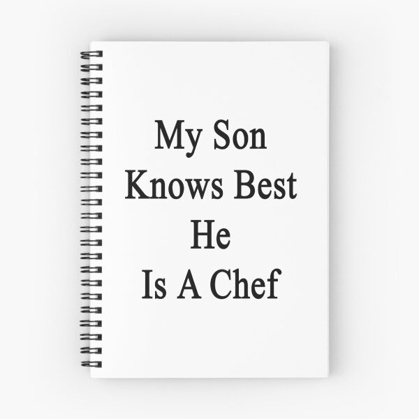 Item preview, My Son Knows Best He's A Chef designed and sold by supernova23.