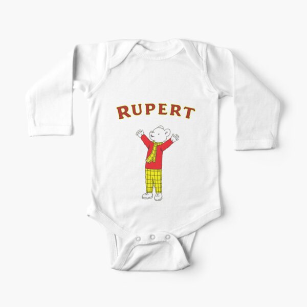 Rupert the bear Long Sleeve Baby One-Piece