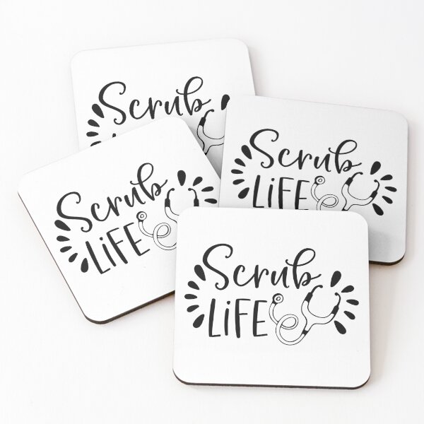 Item preview, Scrub Life Healthcare Worker Apparel  designed and sold by Dollfacedesign.