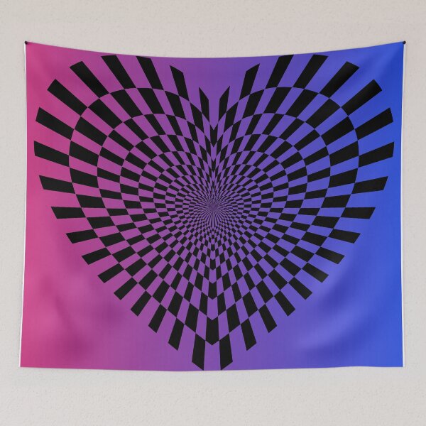 Item preview, Heart Optical Illusion - Abstract Op Art designed and sold by LordAudes.