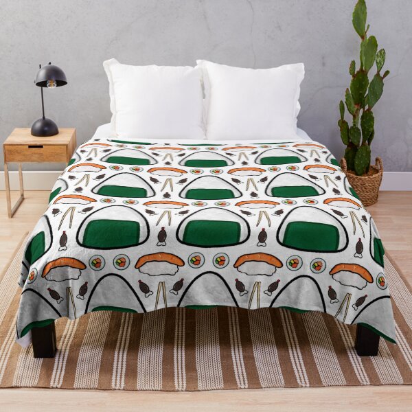 Item preview, Japanese sushi cute graphic pattern  designed and sold by E.K Spencer.