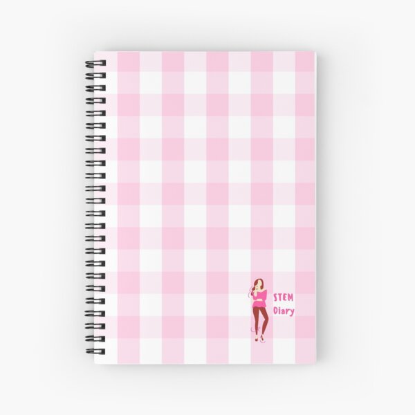 STEM Diary Gingham Spiral Notebook